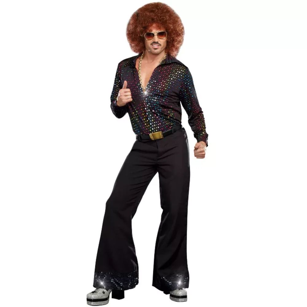 Dreamgirl Disco Dude Men's Costume Brand New Medium Halloween